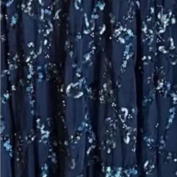 Mac Duggal Midnight Blue Sequin Dress - Picture 3 of 3
